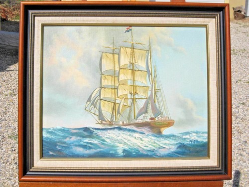 Tableau vieux gréements - tableau-vieux, grÉements-belle