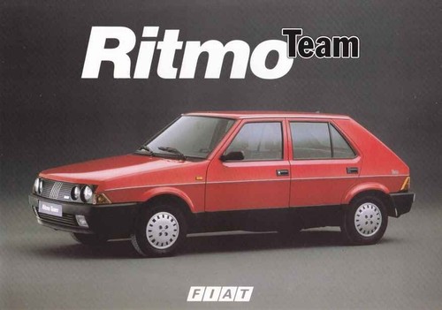 Catalogue brochure fiat - catalogue, ritmo