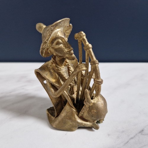 Statuette musicien bronze - musicien, en