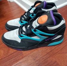 Reebok Pump Omni Lite Black Charlotte Hornets Size 11.5 