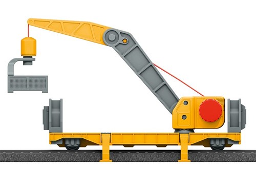 Marklin wagon grue pivotant - marklin,