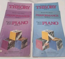 Lot Piano Books James Bastien Alfred's Instructional Basic Piano Books Levels1&2