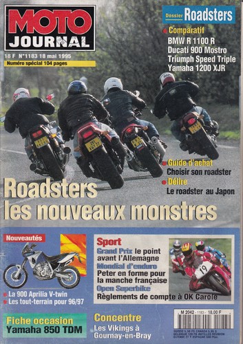 Moto journal 1183 bmw - moto, n°1183