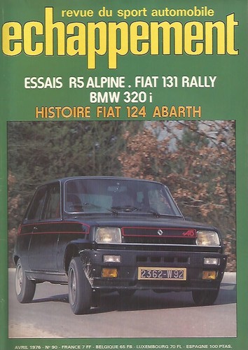 Echappement r5 alpine - n°90,