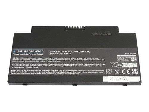 Ipc computer batterie 74wh - batterie, 43,74wh