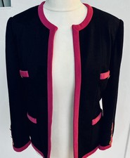 Veste CHANEL Vintage Noir Rose