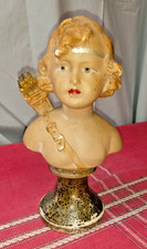 RARE statuette buste fille
