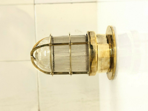 Ancienne lampe cage