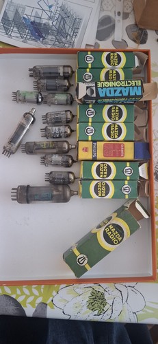 Lot lampes tubes radio - tubes,