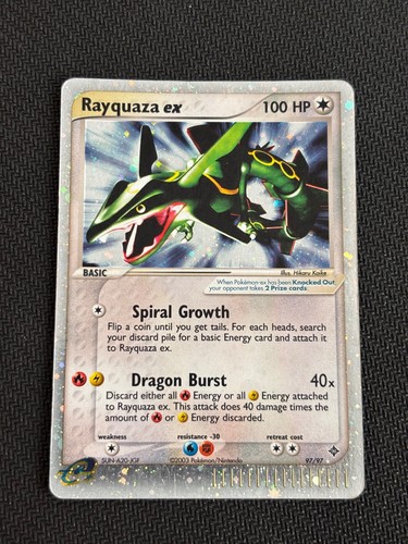 Carte pokémon rayquaza - pokémon, ex