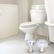Bouton poussoir de toilette