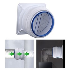 Clapet anti-retour hotte de cuisine 1520 cm fermeture automatique pour contrôle