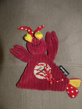 Doudou Plat Homard Bordeau