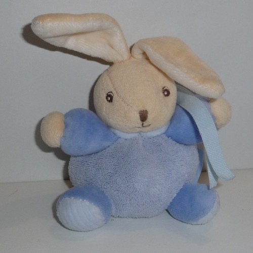 Doudou lapin kaloo bleu - doudou,