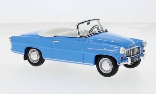Skoda felicia cabriolet bleu - felicia,