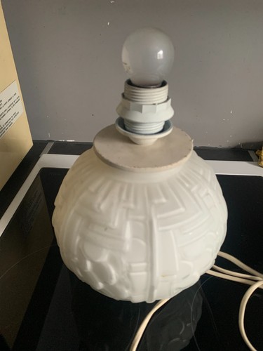 Pied lampe boule - de,
