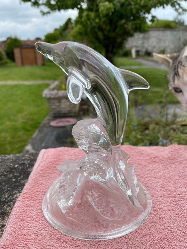 Figurine dauphin cristal - dauphin,