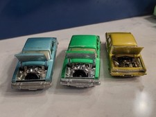 Vintage Lesney Matchbox Daily Driver Lot, 2 @ Ford Zodiac , Opel Diplomat