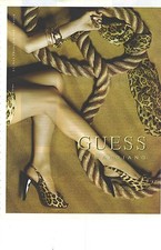 2006 ADVERTISING GUESS leopard shoes