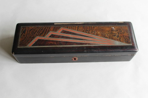 Ancienne boite gants en - boite, à