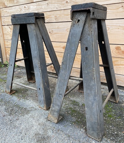 Paire sellette sculpteur - sellette,