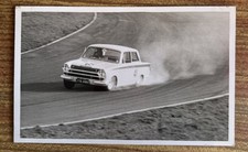 Lotus Cortina, Jim Clark. Motor Racing Car Original Period Vintage Photo