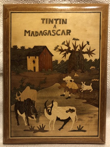Tintin madagascar tableau - tintin, madagascar,