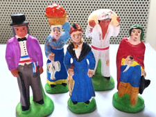 5 Santons De Provence En Argile 10 Cm