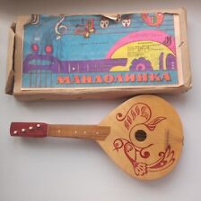 Vintage instrument Mandolin 4 strings, 1992 Ukraine, original packaging