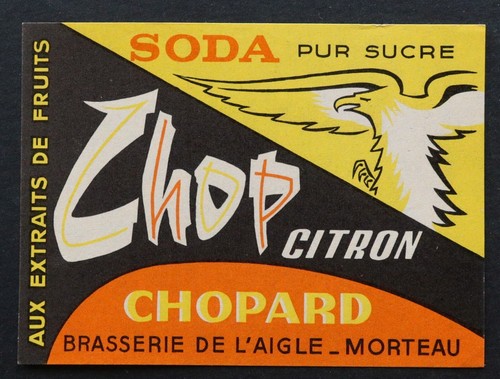 Ancienne étiquette limonade