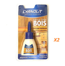 X2 Colle à Bois Cyanolit avec