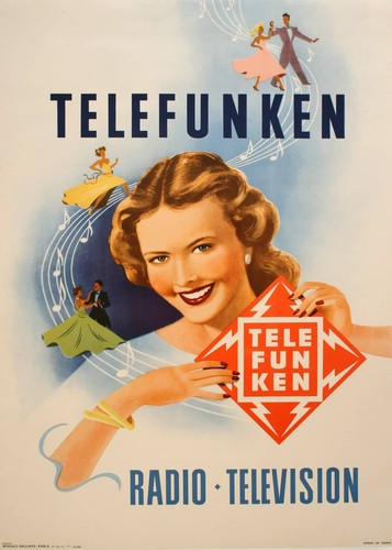Affiche radio télévision - affiche,