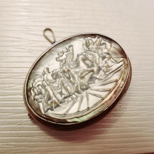 Broche pendentif ancienne - broche,