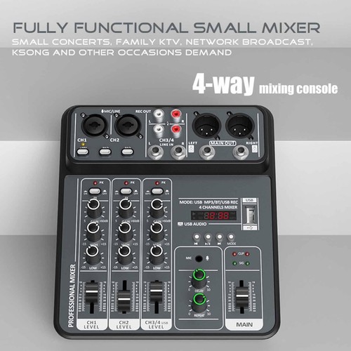 Audio mixer mixing board - dj,