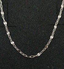 Chaîne Or Blanc 18K 750 MLS