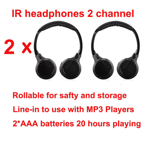 Casque stéréo infrarouge