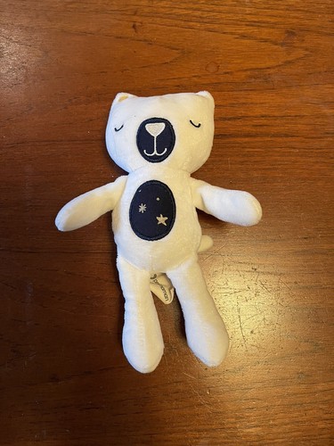 Doudou peluche ours - peluche, blanc
