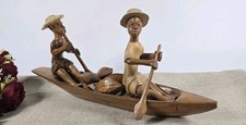 🍀Sculpture Pirogue art