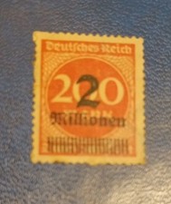 Timbre allemand rare Deutsches
