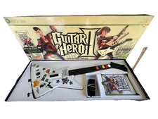 Guitar Hero 2 Bundle - Microsoft Xbox 360  Guitar + Strap + Game Tested