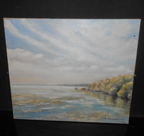 Huile sur toile paysage
