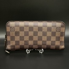 LOUIS VUITTON  Damier Portefeuille Insolite Long Wallet Ebene N63071 Authentic