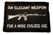 FN FAL Elegant Weapon Morale Patch Military Tactical Army Rhodesia Selous 