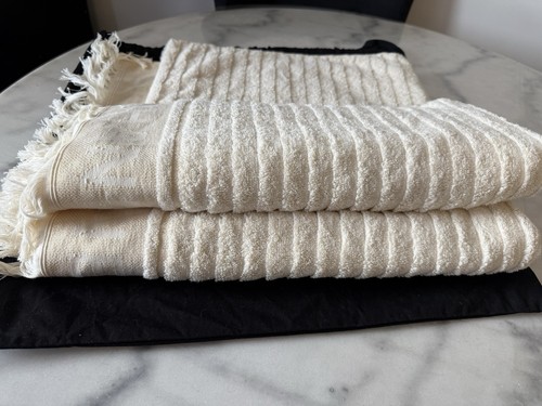 Chanel serviette bain coton - chanel,