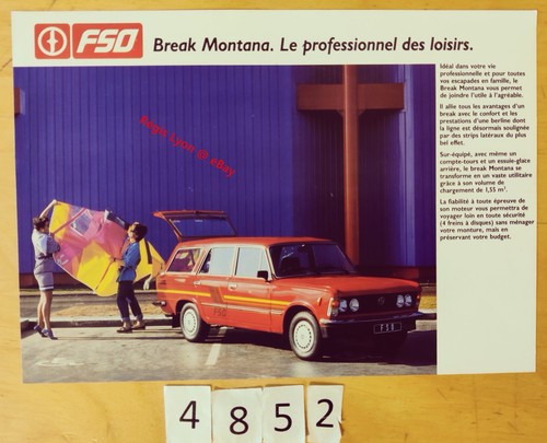 Fso polski fiat break montana - break,