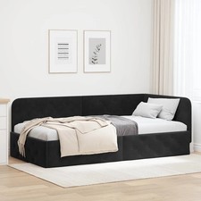 Cadre de lit d'angle Velours