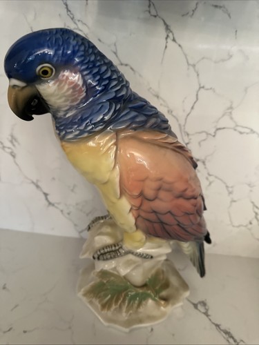 Ceramic parrot karl ens - ceramic,