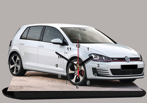 Miniature volkswagen golf gti - volkswagen,