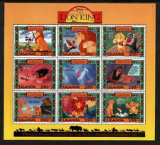 Uganda 1994 - Disney - The Lion King - Sheet of 9 Stamps - #2 - MNH