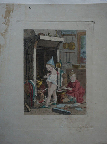 Color engraving 19th century - color,